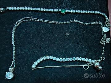 Bracciale+collana+bracciale cuore bijotteria
