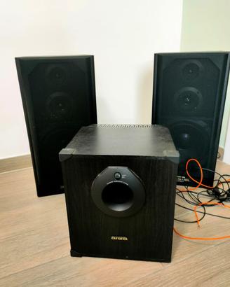 CASSE PIOONER + SUBWOOFER AIWA