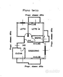 Trilocale panoramico via Carmine