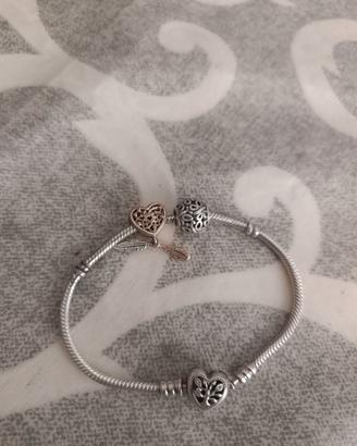Bracciale pandora originale + charm
