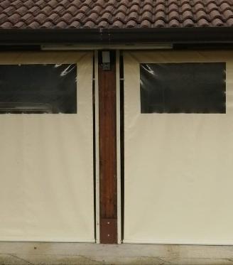 2 tende a rullo a caduta in pvc