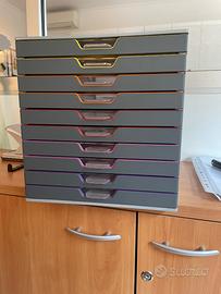 Durable Cassettiera 10 cassetti Varicolor® 10, Str