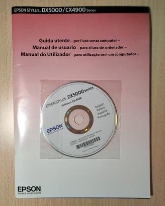 ESPON Stylus DX5000 CX4900: Guida utente + CD-ROM