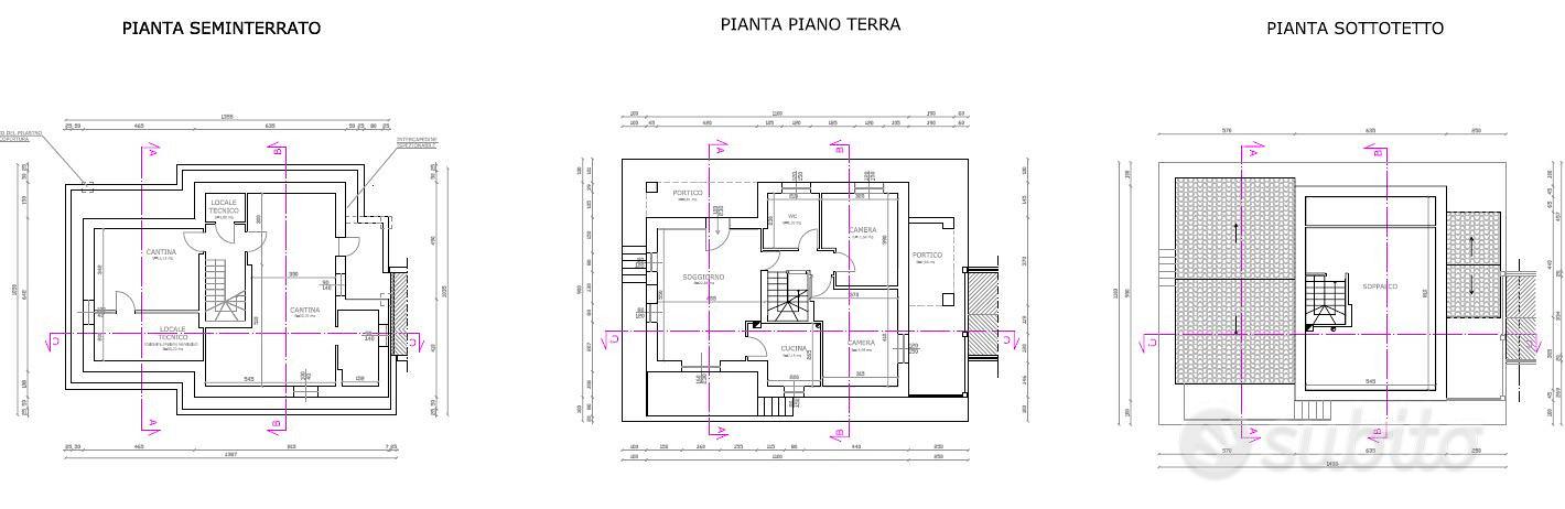 Terreno piu progetto approvato - Vista 4
