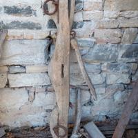 Antico giogo per i buoi