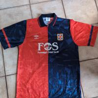 Maglia Vintage Shirt Cagliari 90/91 Umbro Calcio 