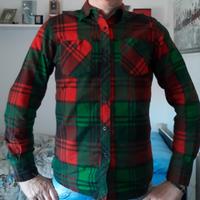 Fishbone camicia flanella