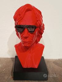 Busto artistico iconico e ironico ispirato a Checc