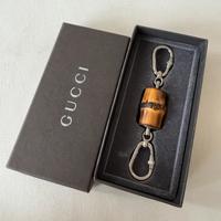 Portachiavi Gucci Bamboo doppio gancio