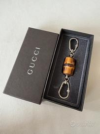 Portachiavi Gucci Bamboo doppio gancio