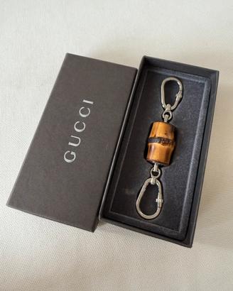Portachiavi Gucci Bamboo doppio gancio