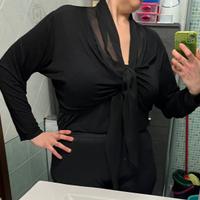 Coprispalle bolero tulle nero tg62/64IT come nuovo