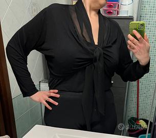 Coprispalle bolero tulle nero tg62/64IT come nuovo