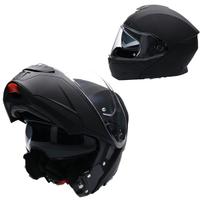 CASCO MODULARE SMK GULLWING NERO DOPPIA VISIERA