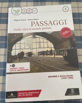 Libro di storia passaggi 2  ISBN 978-88-00-34578-1