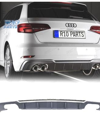 DIFFUSORE PER AUDI A3 HATCHBACK 16-20 LOOK S3