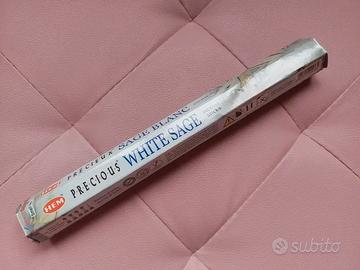 Confezione di 20 stick i n c e n s o salvia bianca