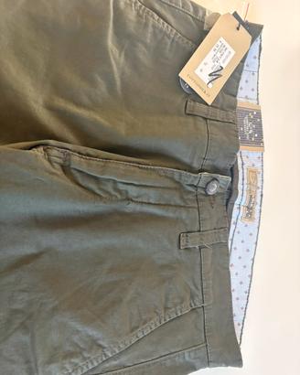 Pantalone stretch verde militare - mai indossato