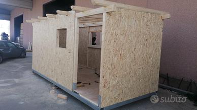 CASETTA/BOX/PORTA ATTREZZI IN LEGNO TRASPORTABILE