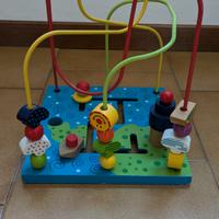 Gioco in legno Labirinto di perline 