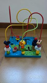 Gioco in legno Labirinto di perline 