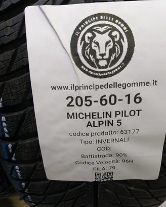 2 GOMME 205 60 16 MICHELIN A63177
