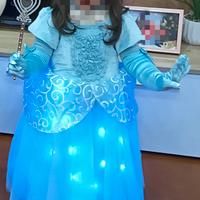 costume vestito carnevale principessa delle luci 