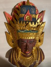 Scultura in legno vintage