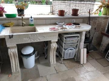 Lavorati di pietra (lavabi e piani cottura)