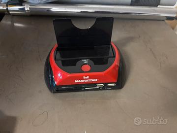 Docking Station HDD SATA Manhattan Lettore Card