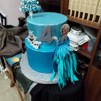 Torta scenografica Frozen