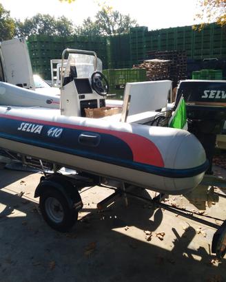 gommone selva 4.10 MT motore 2t ,35cv