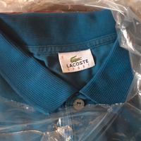 Polo Lacoste blu avio
