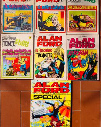 Lotto 7 albi Alan Ford 