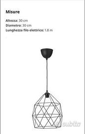 lampadario a sospensione