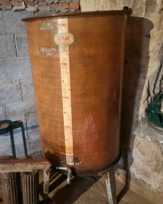 BOTTE IN VETRORESINA 500 LITRI con rubinetto