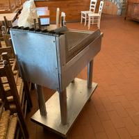 Piastra zanussi fry top a gas