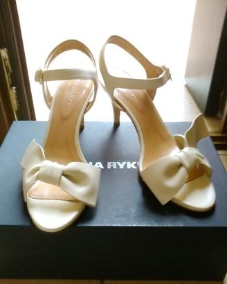Sonia Rykiel boutique sandali nuovi 37.5 con scato
