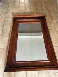specchio antico da parete o da appoggio per comò