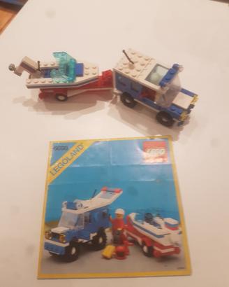 Lego 6698 RV with speedboat
