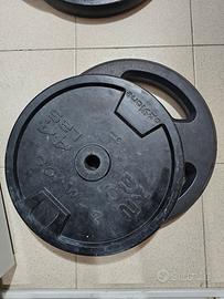 Pesi gommati  in ghisa da 20 kg