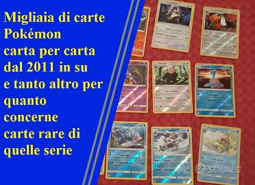 Carte Pokemon singole da Nero e Bianco in su
