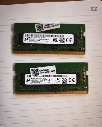 RAM ddr4 2x8gb