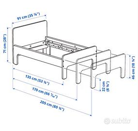 Letto allungabile per bambini ikea slakt