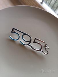 Fiat 500 Abarth 595s logo cruscotto interno 