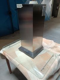 cappa cucina in acciaio e vetro temperato da 90cm