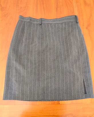 gonna grigia da donna taglia M con spacco