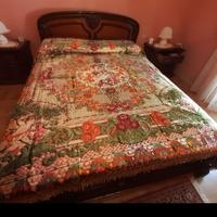 Copriletto damascata primi 900