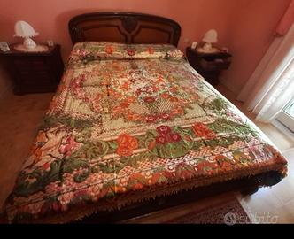 Copriletto damascata primi 900