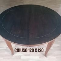 Tavolo rotondo allungabile